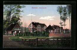 Delcampe - AK Berlin-Spandau, Johannesstift, Von Den Bahnschienen Gesehen - Spandau