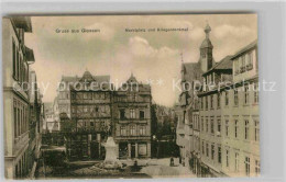 Delcampe - Giessen Lahn Marktplatz Kriegerdenkmal - Giessen