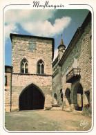 Delcampe - 47 MONFLANQUIN LES ARCADES AU FOND L EGLISE - Monflanquin