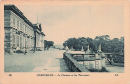 Delcampe - 60 COMPIEGNE LE CHATEAU ET LES TERRASSES - Compiegne