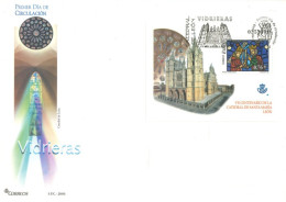 Delcampe - SPAIN - 2003,  FDC OF THE 7th CENTENARY OF THE CATHEDRAL OF SAINT MARY OF LEON STAMP SHEET # 0351491. - FDC