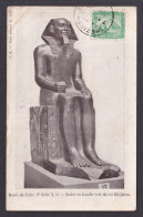 Delcampe - Vintage Postcard EGYPT Cairo Statue Of Khafre - Kairo
