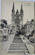 Delcampe - Angers - La Cathédrale Et Le Nouvel Escalier - Angers