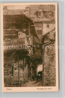 Delcampe - Fuessen Allgaeu Durchgang Spital Kuenstlerkarte Neumann - Füssen