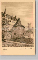 Delcampe - Fuessen Allgaeu Hohen Schloss Kuenstlerkarte Neumann - Füssen