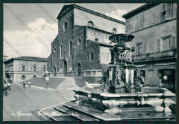 Delcampe - Ravenna Faenza Fontana Foto FG Cartolina KV9268 - Ravenna