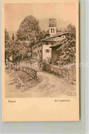 Delcampe - Faulenbach Fuessen Kuenstlerkarte Panorama - Füssen