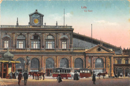 Delcampe - US2878 France Lille La Gare, Train Station Tram Railway Station - Sonstige & Ohne Zuordnung