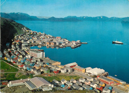 Delcampe - CPM Norway View Of The Town The Express Coastal Liner In Harbour - Norwegen