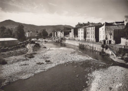 Delcampe - France Bedarieux Vue De La Ville Et Rivière Orb Real Photo Unposted *YAH185 - Bedarieux