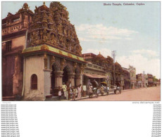 Delcampe - CEYLAN CEYLON COLOMBO HINDU TEMPLE - Sri Lanka (Ceylon)