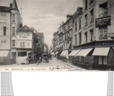 Delcampe - 84Vn  60 Beauvais Rue Saint Pierre Annotations Sur Le Recto - Beauvais