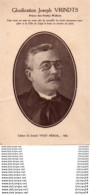 Delcampe - 84Vn   Belgique Joseph Vrindts Poète Wallon Carte Non Postale Récolte Fonds Pour Statue - Schriftsteller