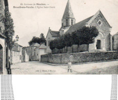 Delcampe - 84Vn   78 Brueil En Vexin Prés Meulan église St Denis - Meulan