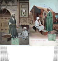 Delcampe - 84Vn  Egypte Alexandrie Lot De 2 Cpa Marchands - Alejandría