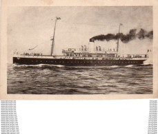Delcampe - 84Vn  Bateau Paquebot Voyage En Corse Durée Des Voyages Au Verso - Dampfer
