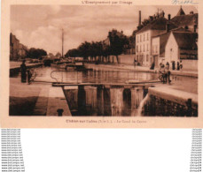 Delcampe - 84Vn   69 Chalons Sur Saone Le Canal Du Centre (vue Pas Courante) - Autres & Non Classés