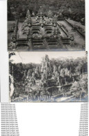 Delcampe - 712z   Cambodge Lot De 2 Cpa Le Bayon Et Angkor Vat - Kambodscha