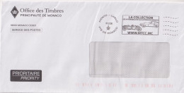 Delcampe - ! Monaco Enveloppe à Fenêtre La Collection Automobiles De SAS Le Prince De Monaco Flamme 6.7.90 Monte Carlo 11 2 26 - Poststempel