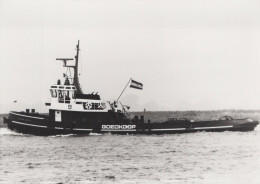 Delcampe - WILLEMINA GOEDKOOP Tugboat Postcard Size Real Photo #SDE510 - Schlepper