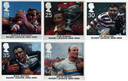 Delcampe - 66158 MNH GRAN BRETAÑA 1995 CENTENARIO DE LA FUNDACION DE LA LIGA DE RUGBY - Rugby