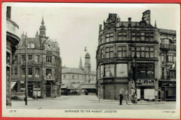 Delcampe - Leicester - Entrance To The Market - Leicester