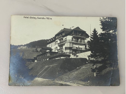 Delcampe - P006 Hotel Gößing, Seehöhe 900 M – Ansichtskarte Fehring 1913 - Fehring