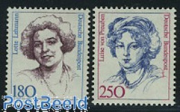 Delcampe - Germany, Federal Republic 1989 Definitives, Women 2v, Mint NH, History - Performance Art - Kings & Queens (Royalty) - .. - Ungebraucht