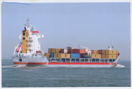 Delcampe - MSC Poland Container Ship Postcard Size Real Photo #SDG062 - Handel
