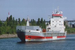 Delcampe - MOEZELBORG Cargo Ship Postcard Size Real Photo #SDG069 - Handel