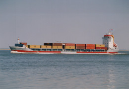 Delcampe - MSC POLAND Container Ship 2000 Postcard Size Real Photo #SDG064 - Handel