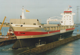Delcampe - MORRABORGS Cargo Ship 1999 Postcard Size Real Photo #SDG070 - Handel