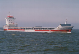 Delcampe - MERWEBORG Cargo Ship Postcard Size Real Photo #SDG056 - Handel