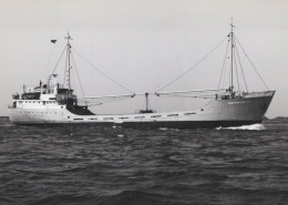 Delcampe - HERWEBORG Cargo Ship Postcard Size Real Photo #SDG054 - Handel