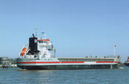 Delcampe - IRIS Cargo Ship Postcard Size Real Photo #SDG048 - Handel
