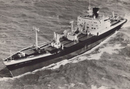 Delcampe - Straat Amsterdam Cargo Ship Postcard Size Real Photo #SDG039 - Handel