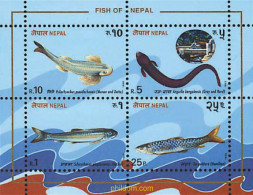 Delcampe - 54577 MNH NEPAL 1993 PECES - Nepal