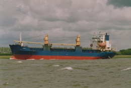 Delcampe - SAXON Cargo Ship 1978 Postcard Size Real Photo #SDG050 - Handel