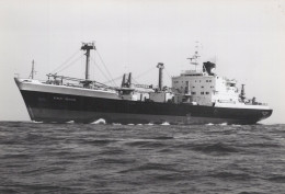 Delcampe - STRAAT AGULHAS Cargo Ship 1969 Postcard Size Real Photo #SDG036 - Handel
