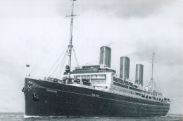 Delcampe - Vaterland Ocean Liner 1940 Postcard Size Real Photo #SDG019 - Dampfer