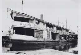 Delcampe - INSULINDE Passenger Ship Postcard Size Real Photo #SDF976 - Dampfer