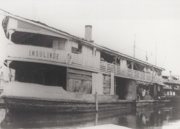Delcampe - INSULINDE Riverboat Postcard Size Real Photo #SDF977 - Dampfer