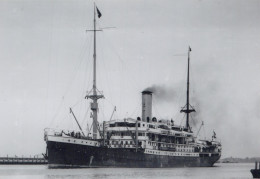 Delcampe - Houtman Passenger Ship Postcard Size Real Photo #SDF963 - Dampfer
