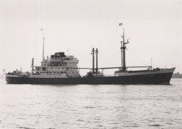 Delcampe - HOUTMAN Cargo Ship Postcard Size Real Photo #SDF970 - Handel