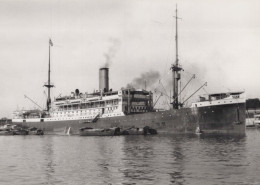 Delcampe - HOUTMAN Passenger Ship Postcard Size Real Photo #SDF968 - Dampfer