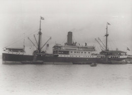 Delcampe - SS Generaal Van Geen Passenger Cargo Ship Postcard Size Real Photo #SDF939 - Handel