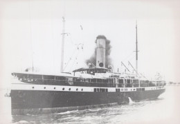 Delcampe - Gouv-Gen Daendels Passenger Ship 1902 Postcard Size Real Photo #SDF942 - Dampfer