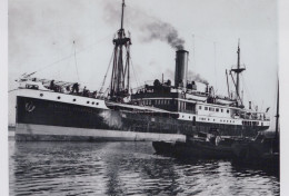 Delcampe - Generaal Verspyck Passenger Ship Postcard Size Real Photo #SDF941 - Dampfer