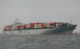 Delcampe - Neptune Zircon Container Ship 1989 Postcard Size Real Photo #SDG781 - Handel