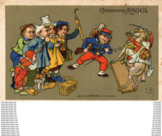 Delcampe - 612Go  Publicité Chaussures Raoul Enfants Jouets Guerre Les Nations La France - Werbepostkarten